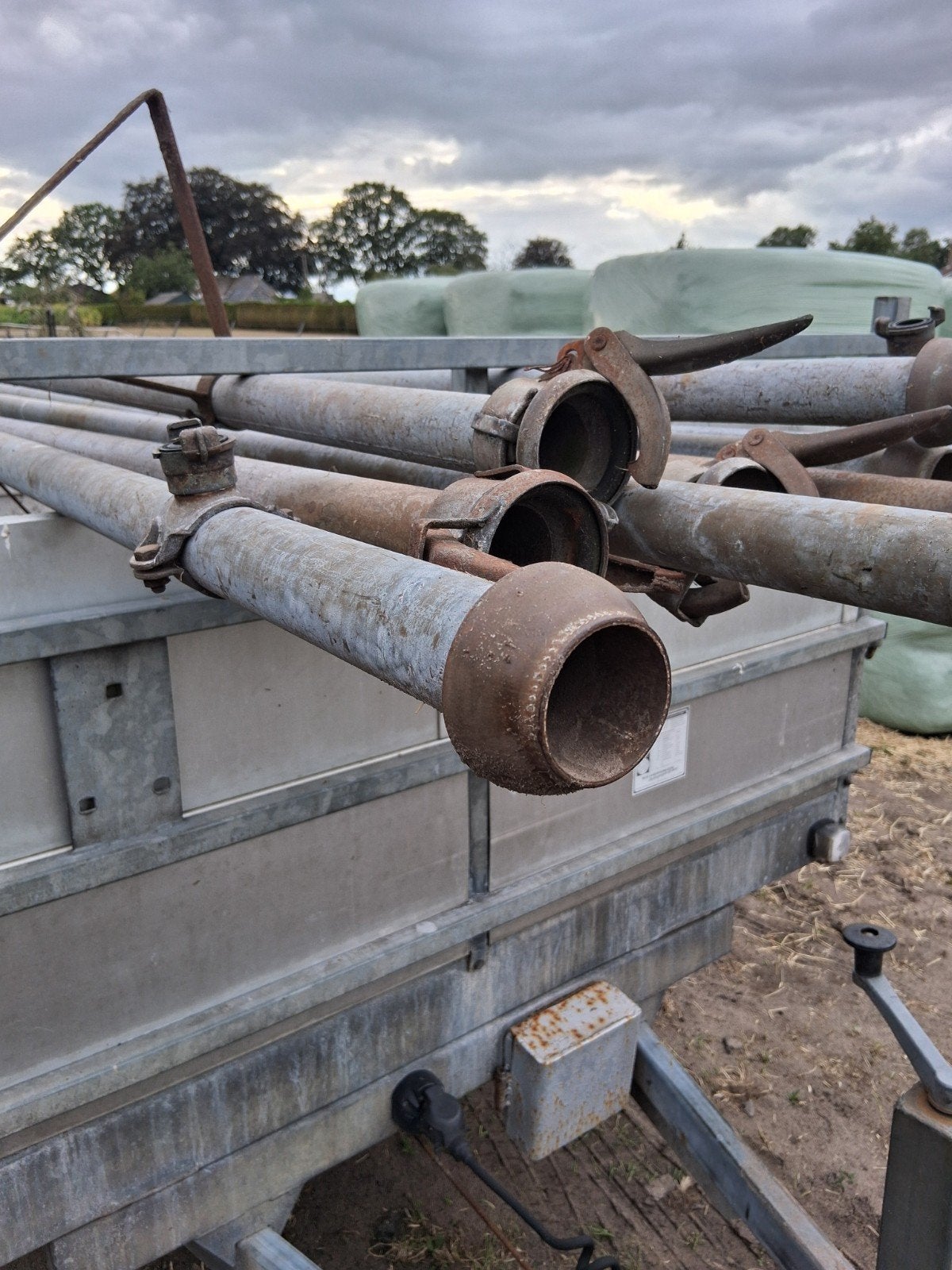 Diverse gebruikte irrigatiebuizen voor landbouw, Ophalen, Gebruikt