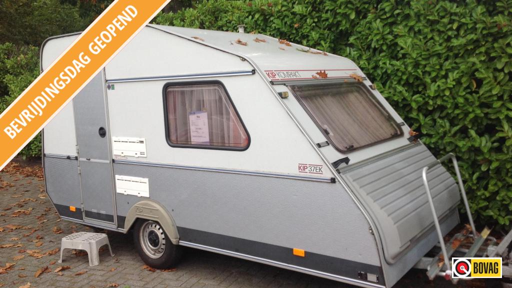 Kip Kompakt 37 EK, Caravans en Kamperen, Overige typen, Standaardzit, Kip, Tot en met 2