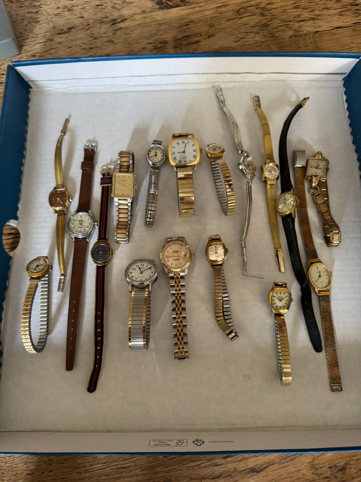 Dames horloges, Overige merken, Staal, Gebruikt, Polshorloge