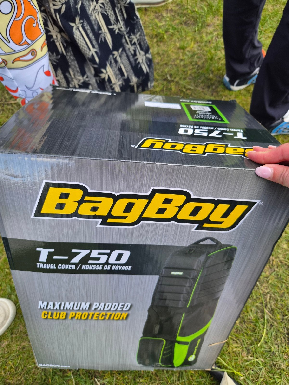 Bagboy T-750 Reishoes Zwart/Lime - Maximale Clubbescherming, Ophalen