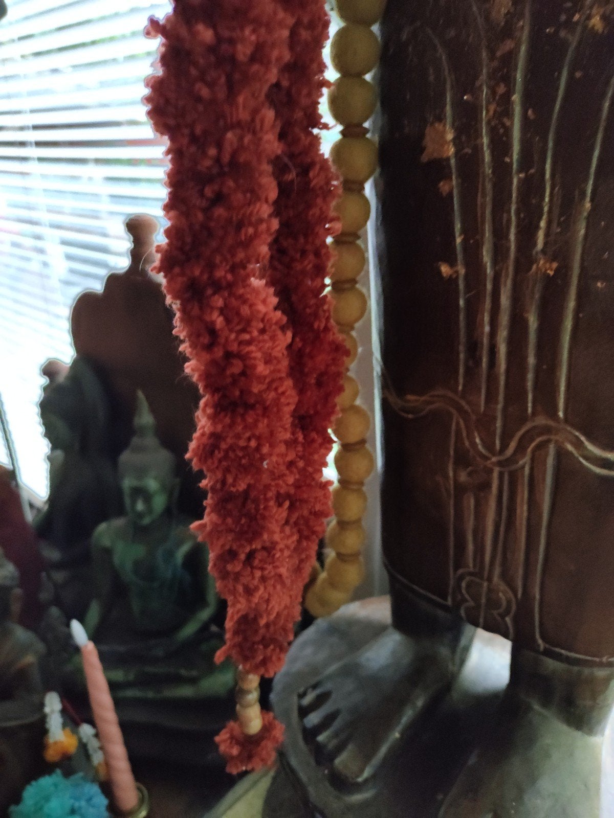 Lange offerkrans voor Boeddha of Ganesha, Ophalen of Verzenden