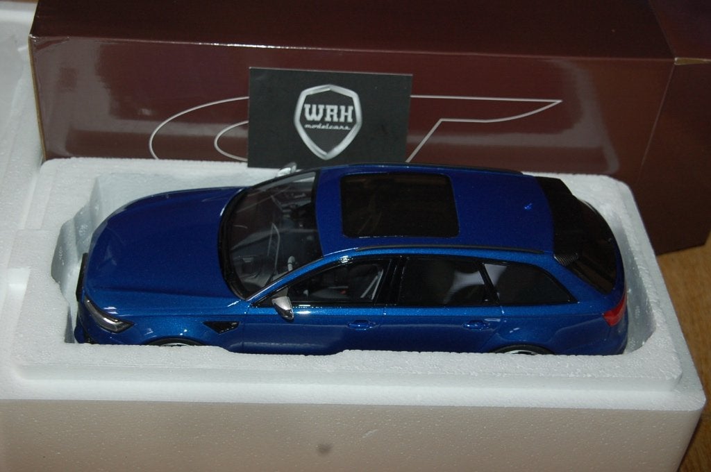 AUDI RS6 AVANT ABT sepang blue XFFMW GT SPIRIT WRH, Verzenden, Zo goed als nieuw, Auto, Overige merken