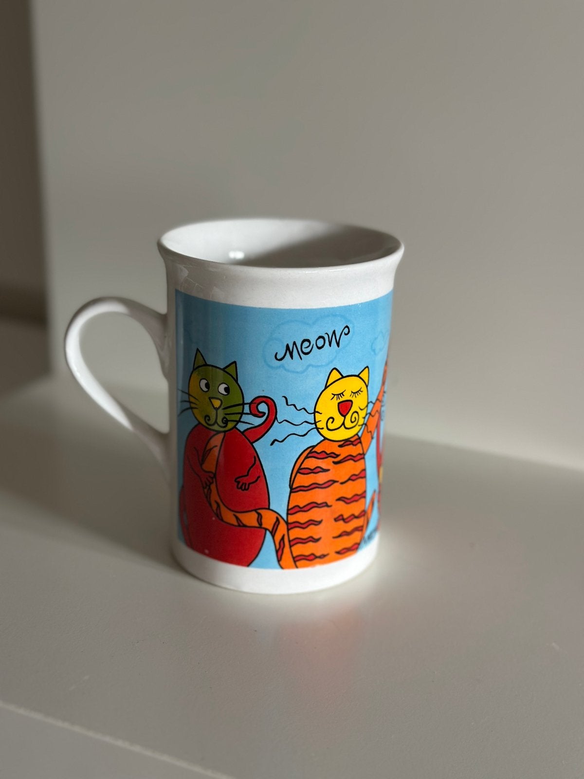 Beker katten, Ophalen of Verzenden, Zo goed als nieuw, Dier