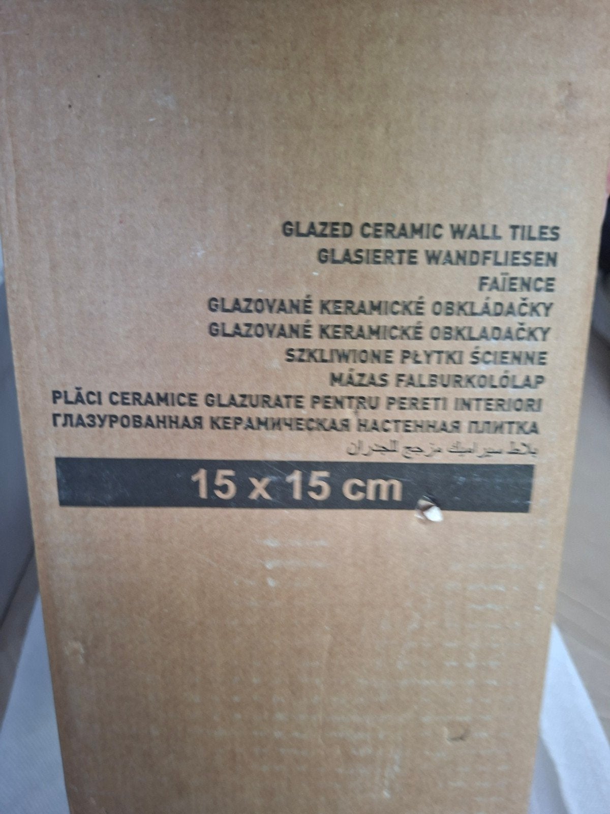 Witte keramische wandtegels 15x15 cm 6m2, Ophalen, Nieuw, Minder dan 20 cm, Wandtegels