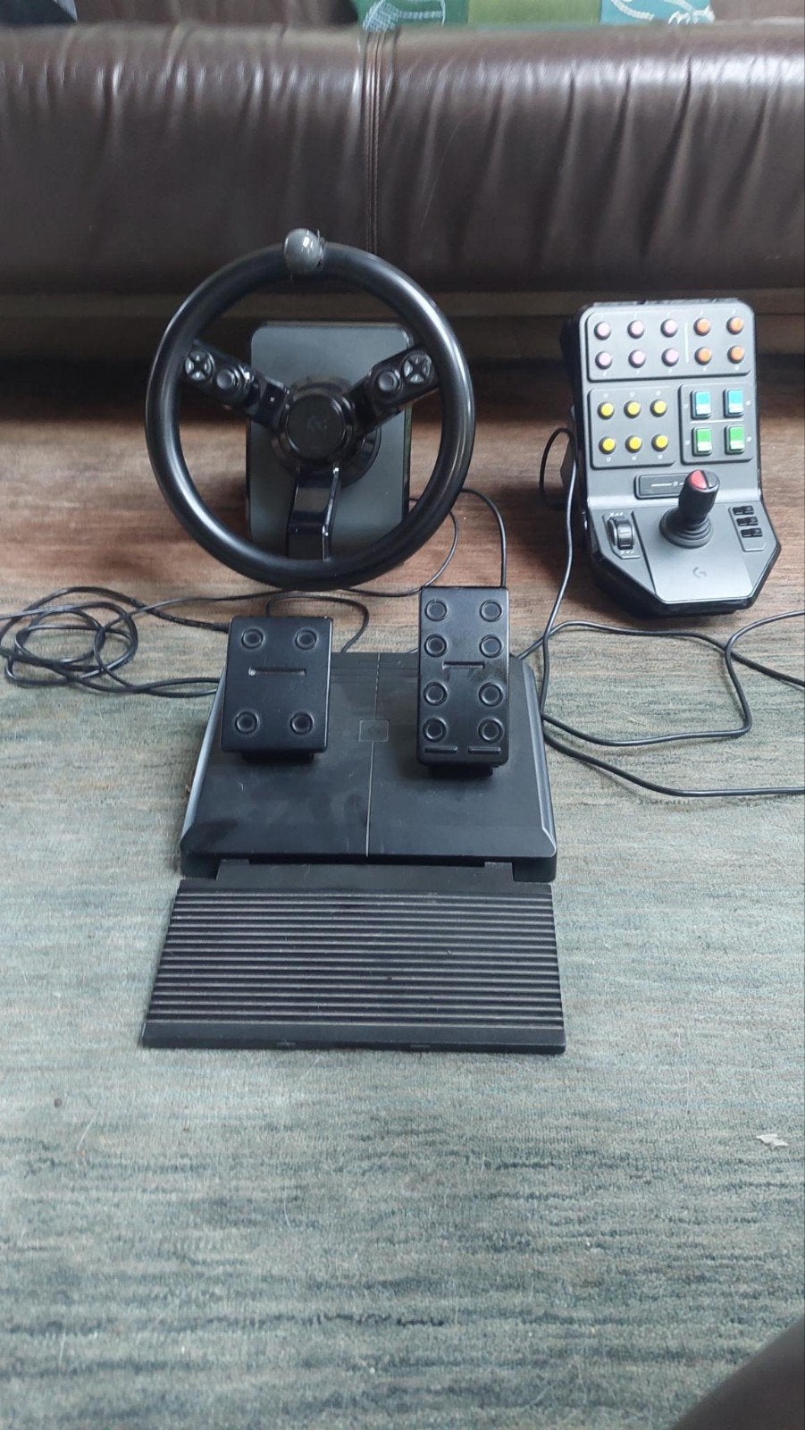 Logitech Saitek Farming Simulator Heavy Equipment Bundle, Gebruikt, Ophalen of Verzenden, PC, Logitech