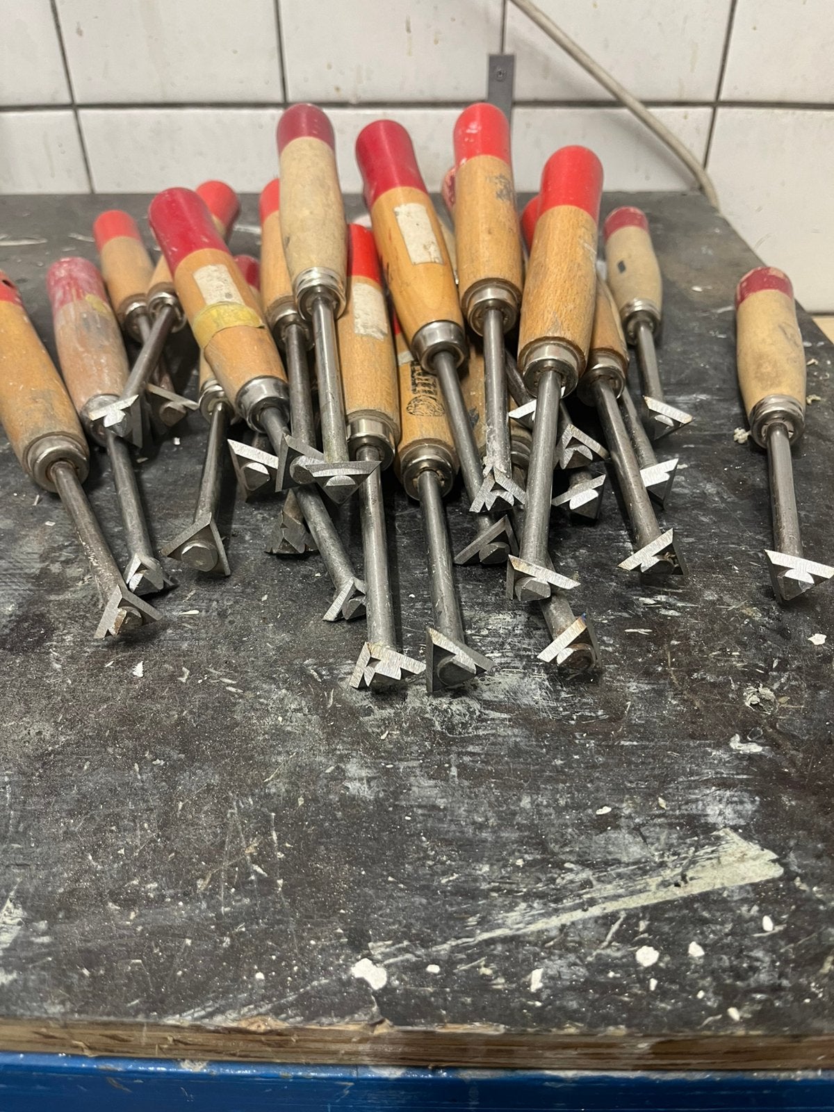 Proffesionele verfkrabbers GESLEPEN, Ophalen of Verzenden, Gebruikt