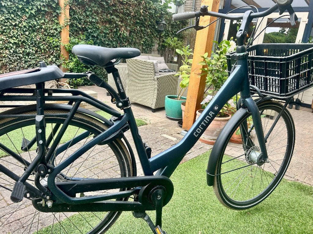 Cortina moederfiets Common Family, Zo goed als nieuw, Mandje, 50 tot 53 cm, Ophalen