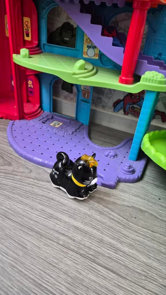 VTech Zoef Zoef Dierenhotel en Tractor met Kat, Kinderen en Baby's, Speelgoed | Vtech, Ophalen, Zo goed als nieuw