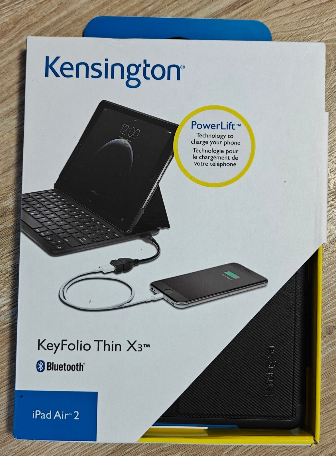 Apple iPad Air 2 Kensington Toetsenbord + telefoonlader, 10 inch, Kensington, Nieuw, Bescherming voor- en achterkant