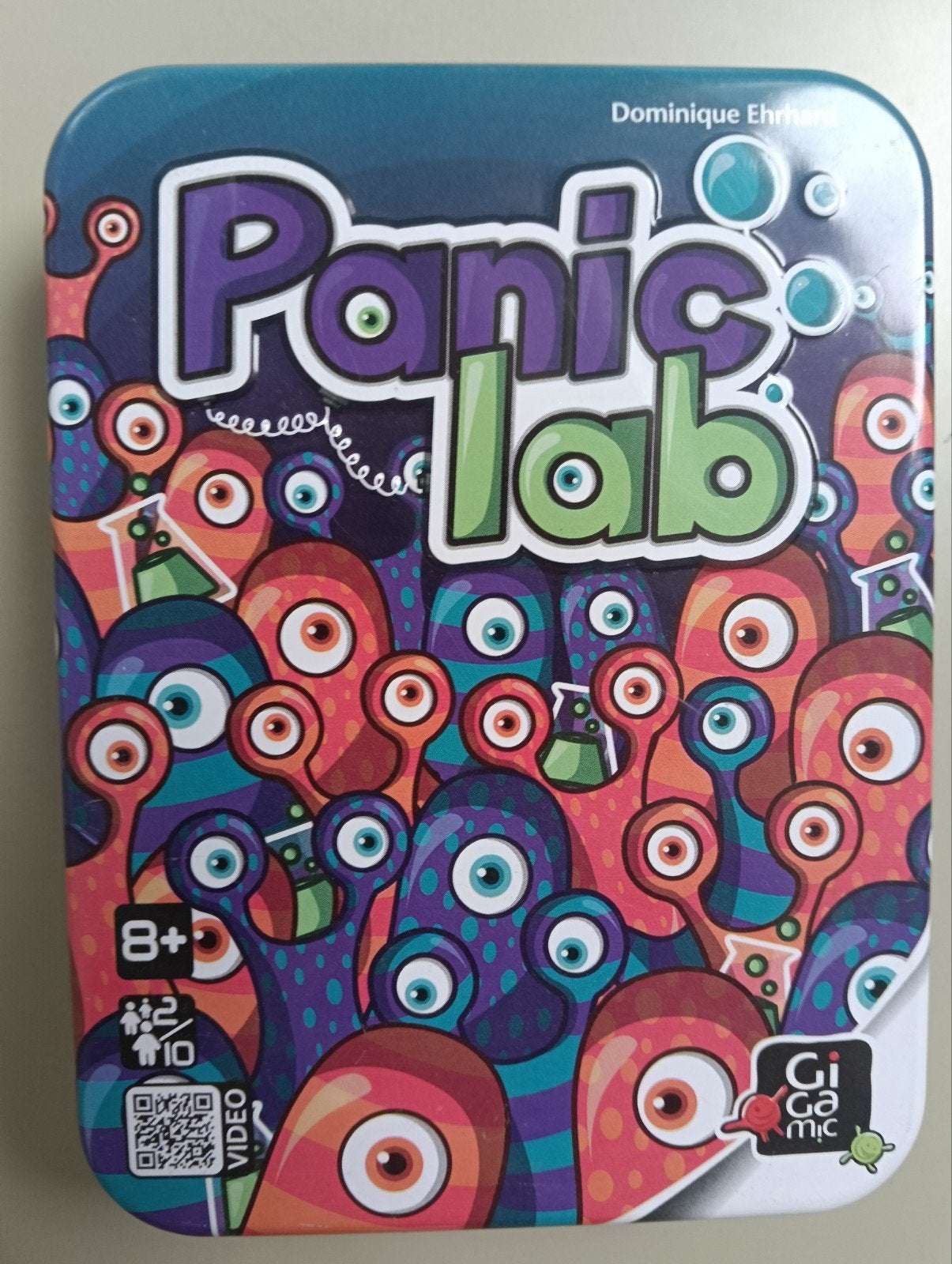 Panic Lab Bordspel - Zo goed als nieuw, Hobby en Vrije tijd, Ophalen of Verzenden, Zo goed als nieuw, Gigamic, Een of twee spelers