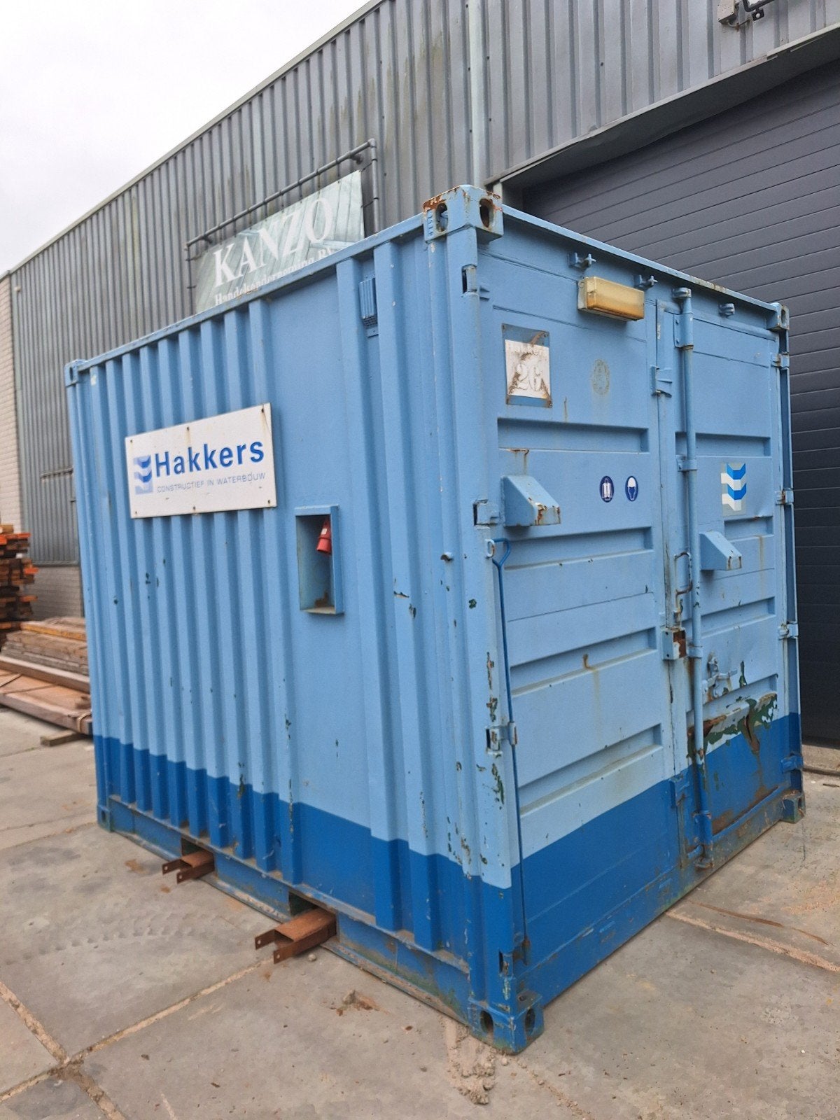 10 ft container  opslag schuilstal, Ophalen of Verzenden, Gebruikt