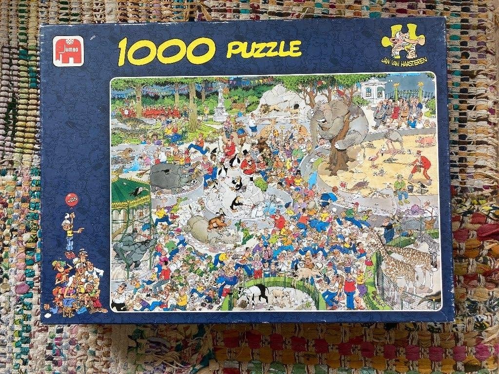 Jan van Haasteren puzzel 1000 stukjes, Ophalen, 500 t/m 1500 stukjes, Zo goed als nieuw, Legpuzzel