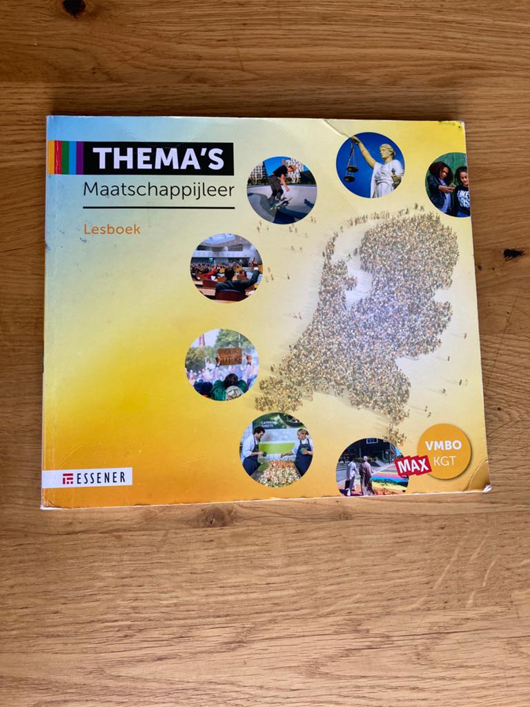 Lesboek - Maatschappijleer VMBO KGT, Boeken, Ophalen of Verzenden, Gelezen, VMBO, Maatschappijleer