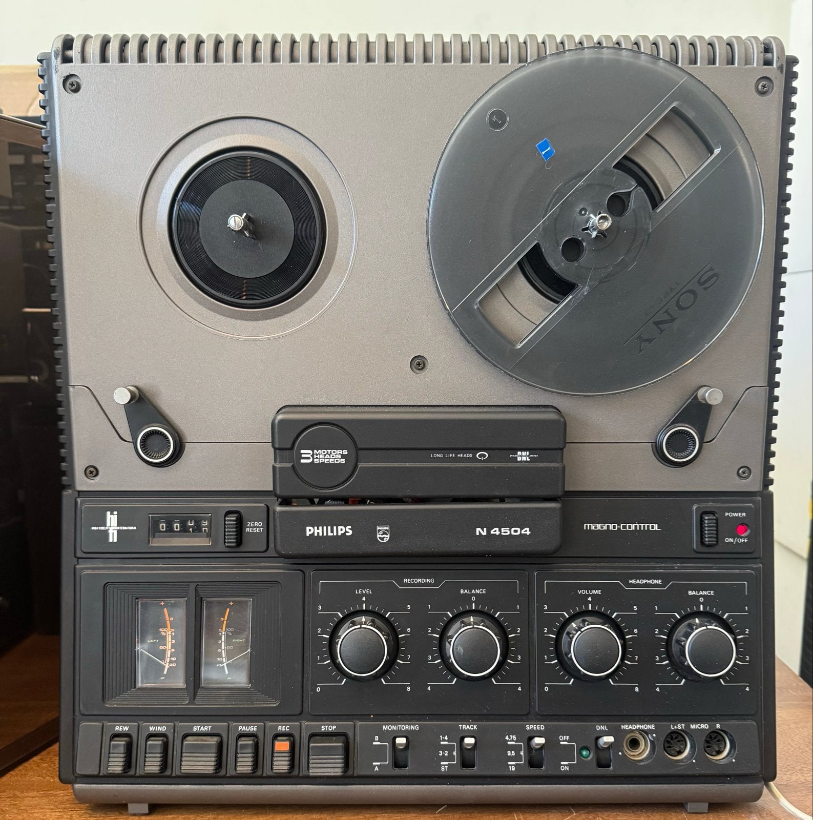 Philips N4504 Bandrecorder - Vintage Audio, Ophalen, Met banden, ., .