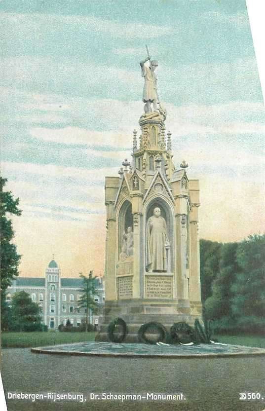 380-013-019 Driebergen Dr Schaepman Monument, Verzenden, Voor 1920, Utrecht
