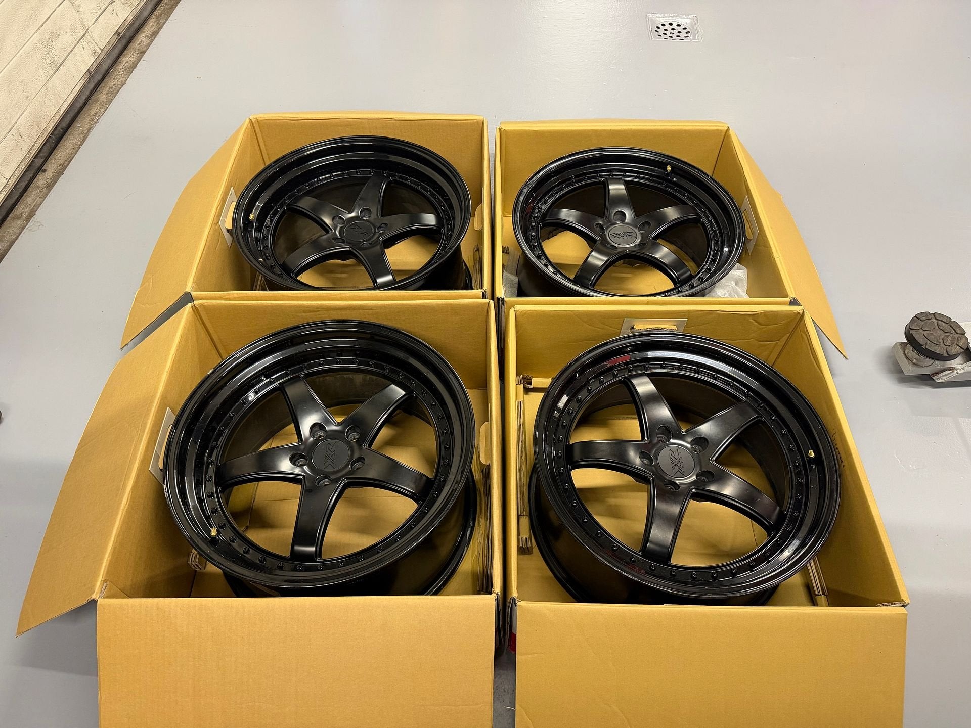 20inch XXR Black Style Breedset Velgen! 5x114,3 Ford Mustang, Gebruikt, -, -, Banden en Velgen