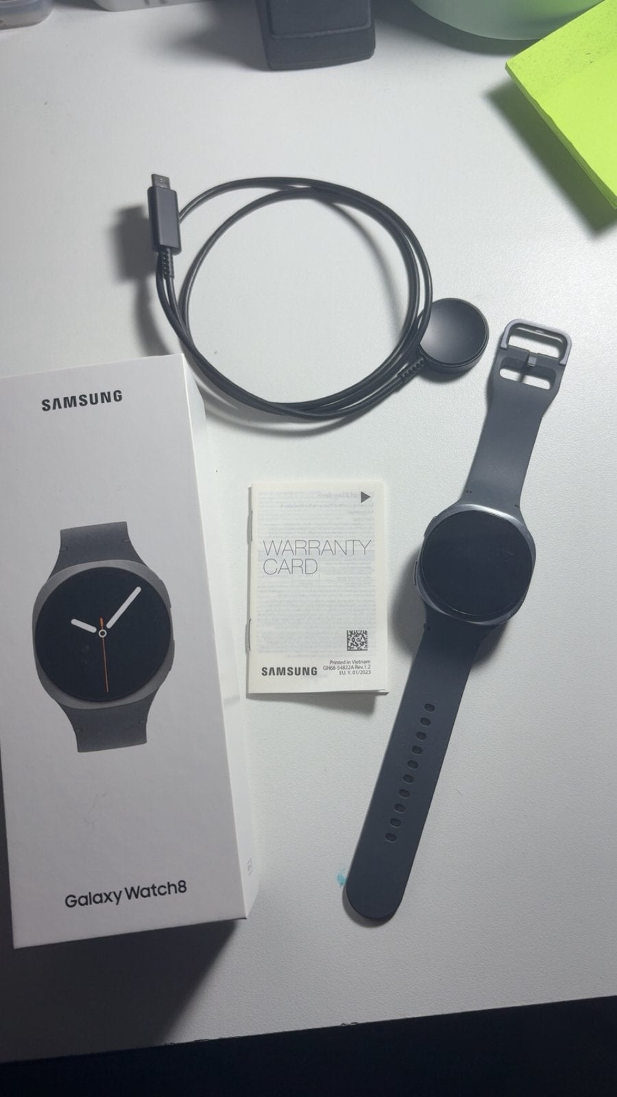 Smartwatch(8) galaxy watch8, Ophalen of Verzenden, Zo goed als nieuw, Zwart, Android