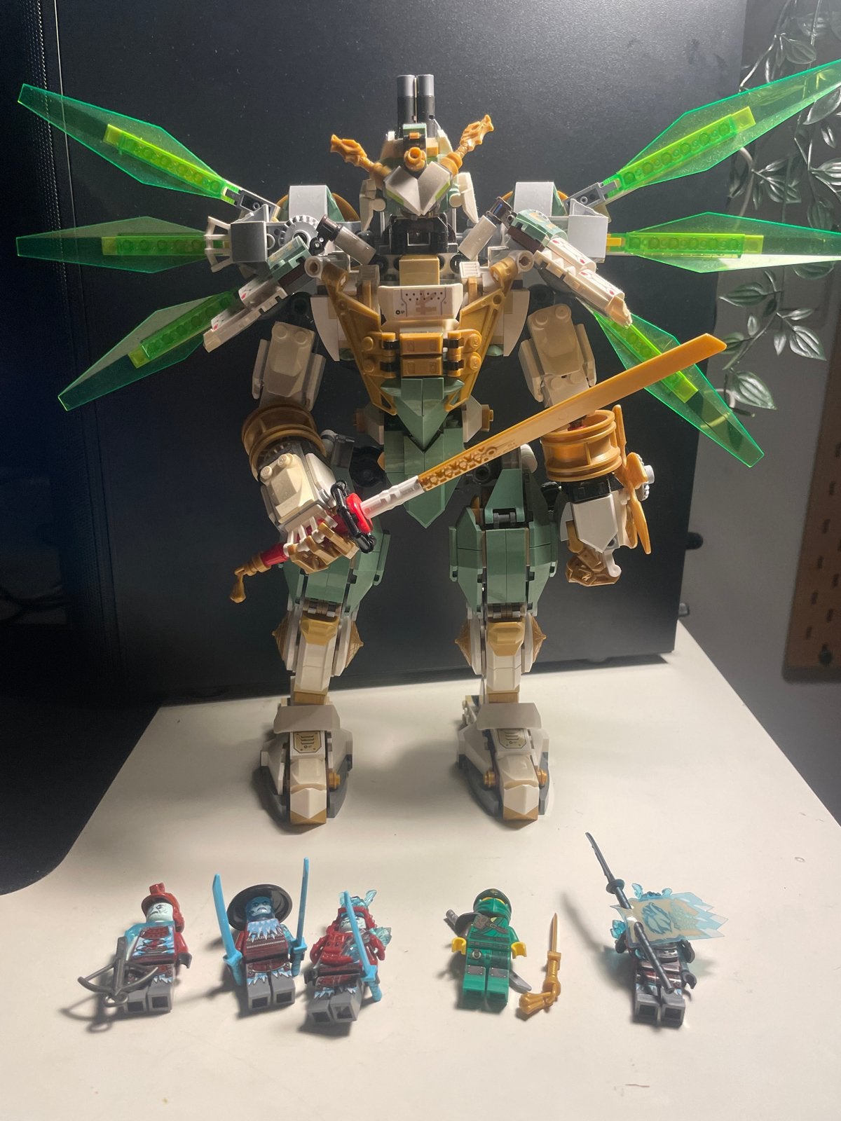 Lego Ninjago Lloyd's Titan Mech 70676 met minifiguren, Ophalen, Gebruikt, Lego, Inclusief instructies