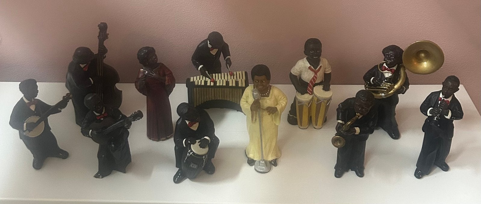 9 Parastone All That jazz beeldjes & 2 gratis, Verzamelen, Beelden en Beeldjes, Ophalen of Verzenden, Zo goed als nieuw, Mens