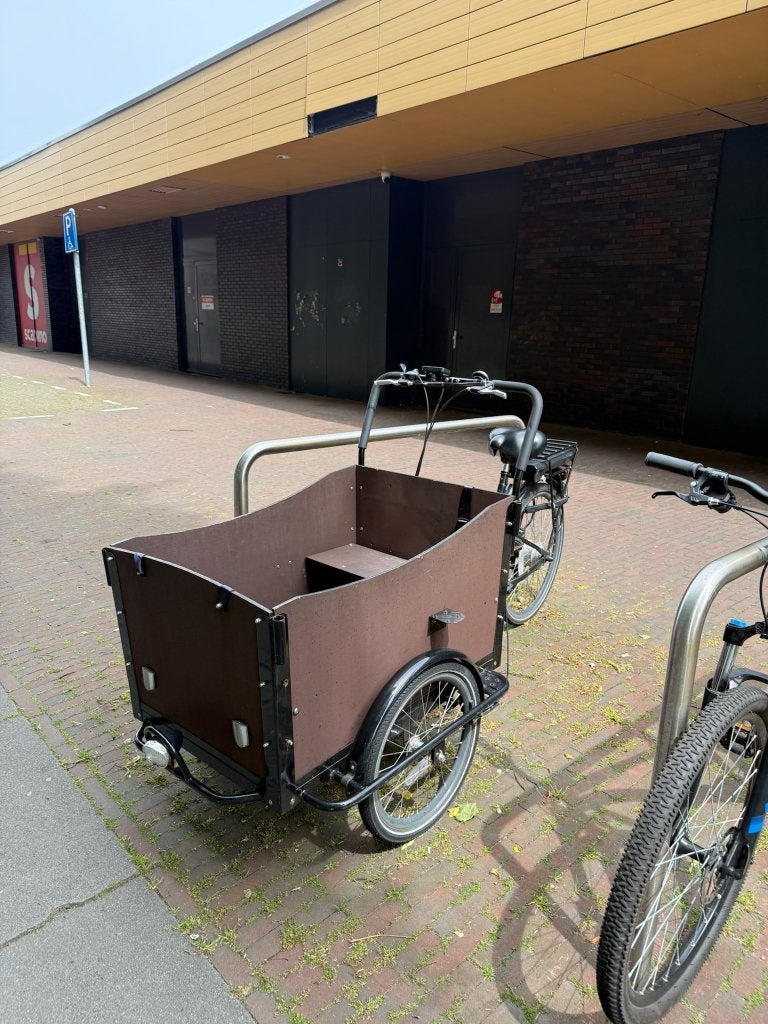 Elektrische Bakfiets – Inclusief Oplader – Opknapper, Gebruikt, Elektrisch, 2 kinderen, Trommelrem