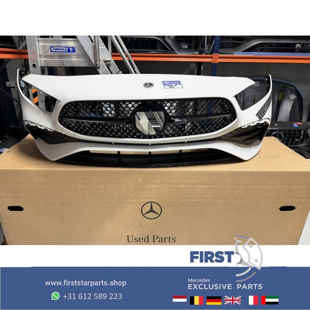 W177 FACELIFT BUMPER AMG A1778858705 VOORBUMPER COMPLEET 202, Gebruikt, -, Voor, Ophalen of Verzenden