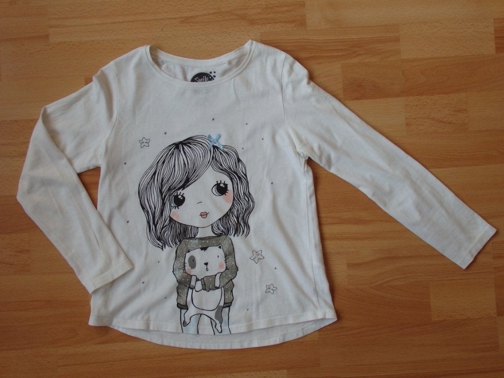 Leuke longsleeve van C&A maat 140, Ophalen, Gebruikt, C&A, Meisje
