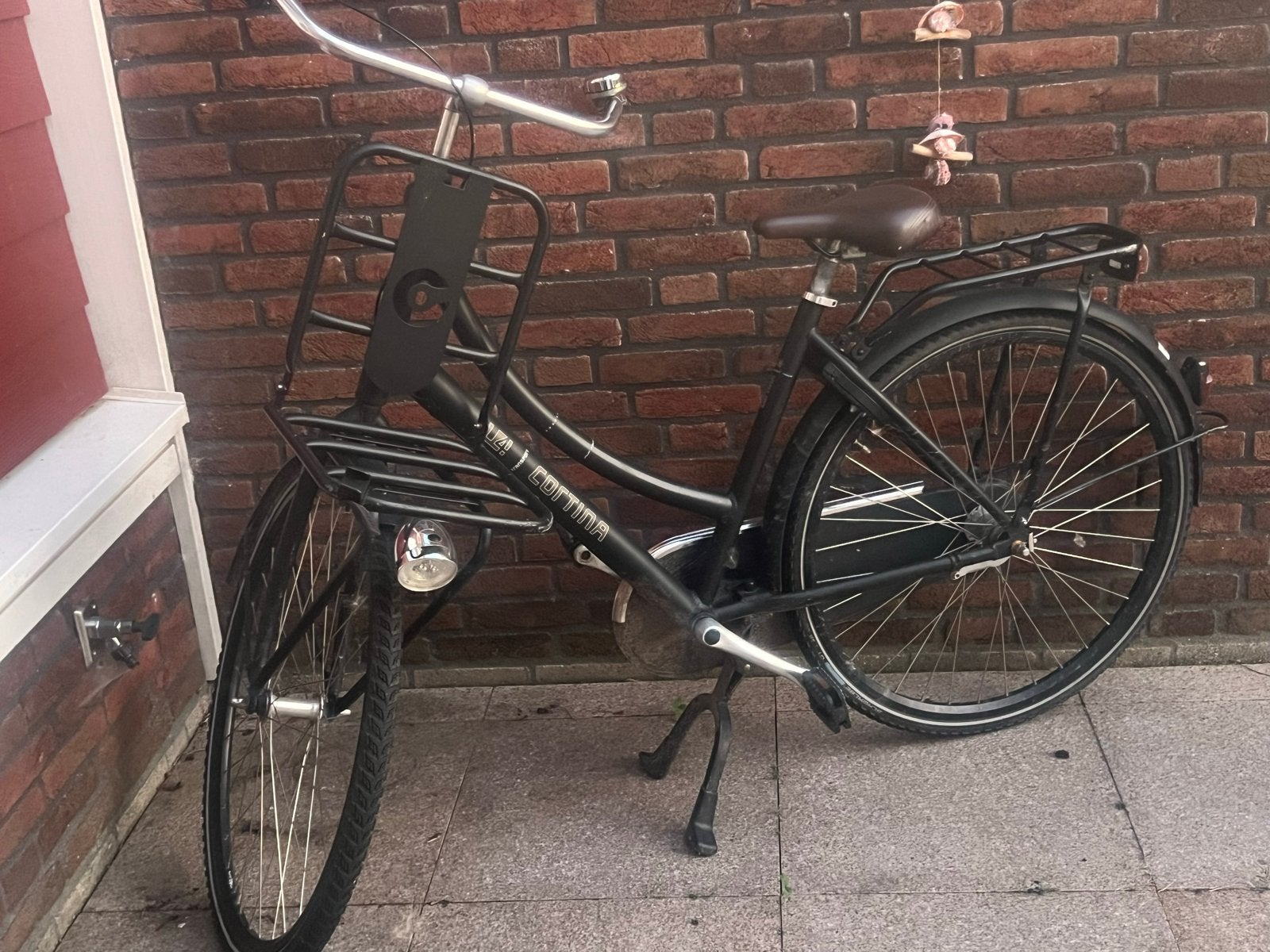 Cortina U4 Transportfiets 28 inch - Zwart, Gebruikt, Terugtraprem, Versnellingen, Ophalen, Overige merken