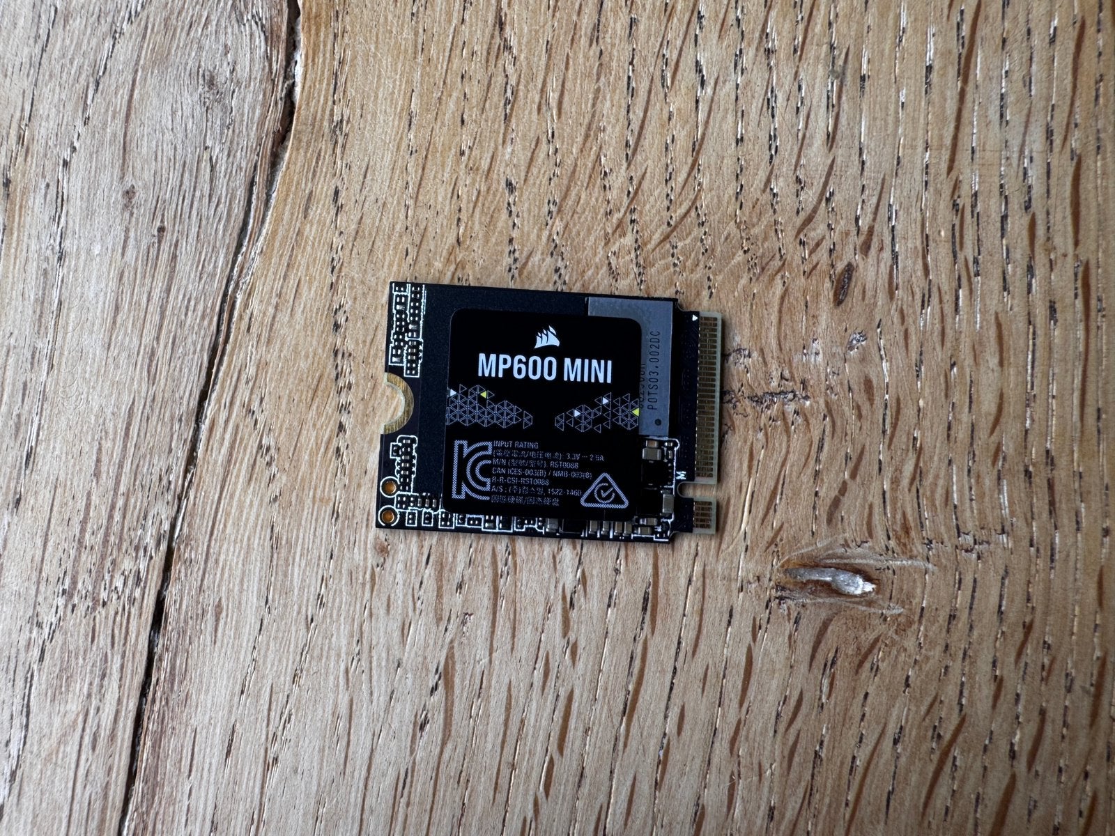 Corsair MP600 mini 1TB Pcie 4.0 2230 SSD, Computers en Software, Ophalen of Verzenden, Zo goed als nieuw, Laptop, Overige aansluitingen