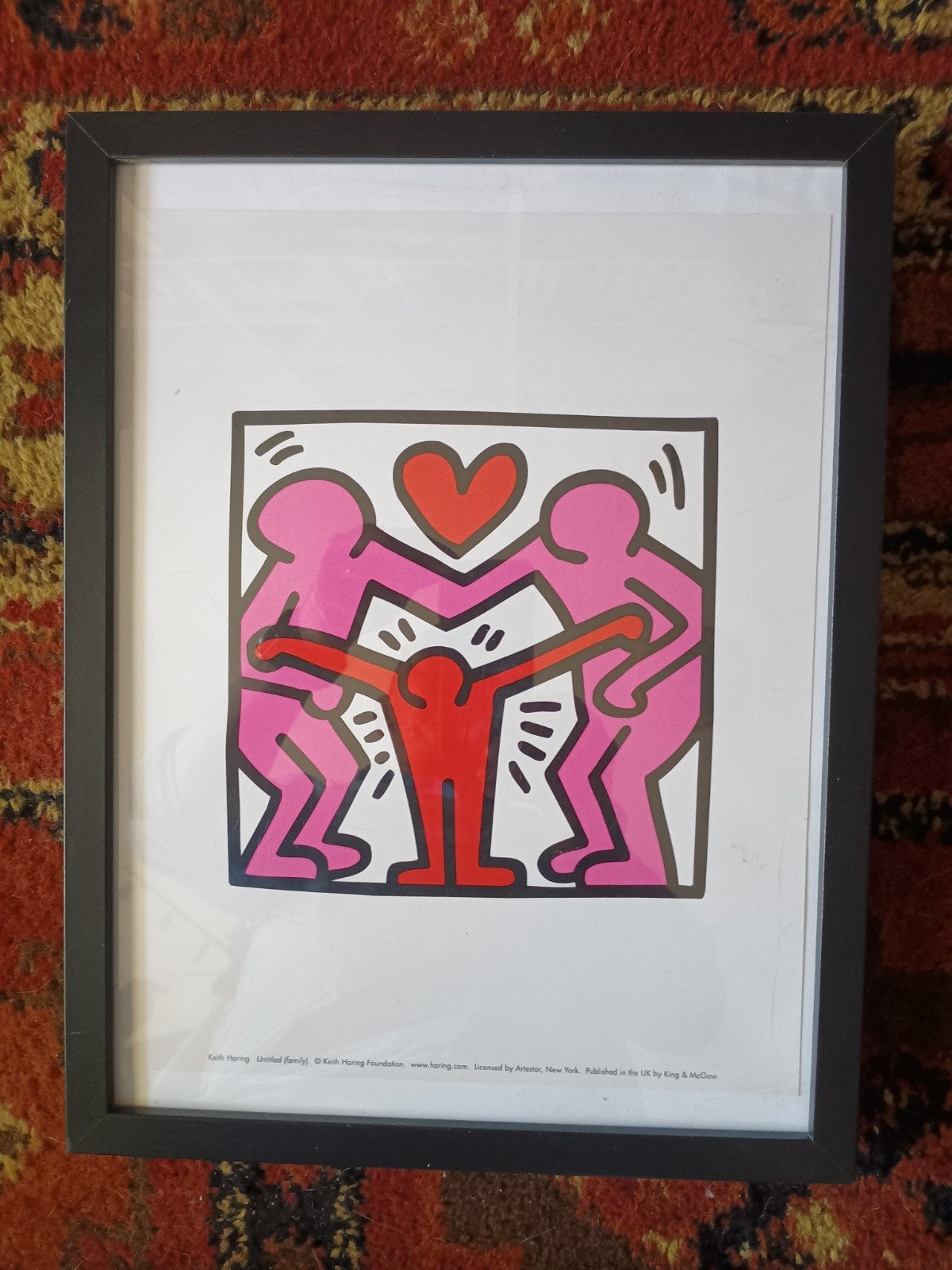 Keith Haring " Family " reproductie, Ophalen of Verzenden