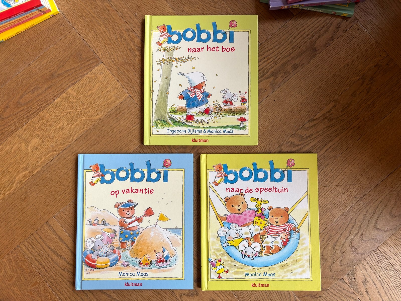 Bobbi 3 XL prentenboeken het bos, op vakantie, de speeltuin, Gelezen, Fictie algemeen, Jongen of Meisje, Ophalen of Verzenden
