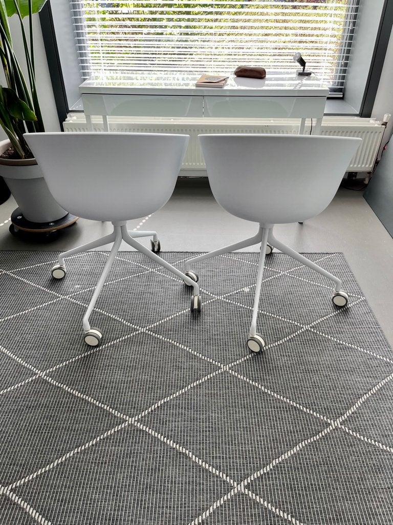 Hay | Stoel 2x | Designstoel | Eetkamerstoel | Bureaustoel, Huis en Inrichting, Stoelen, Ophalen, Gebruikt, Twee, Wit
