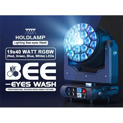 DJLicht 19x40 movinghead BeeEye RGBW Zoom, Geluidgestuurd, ., Nieuw, Ophalen of Verzenden
