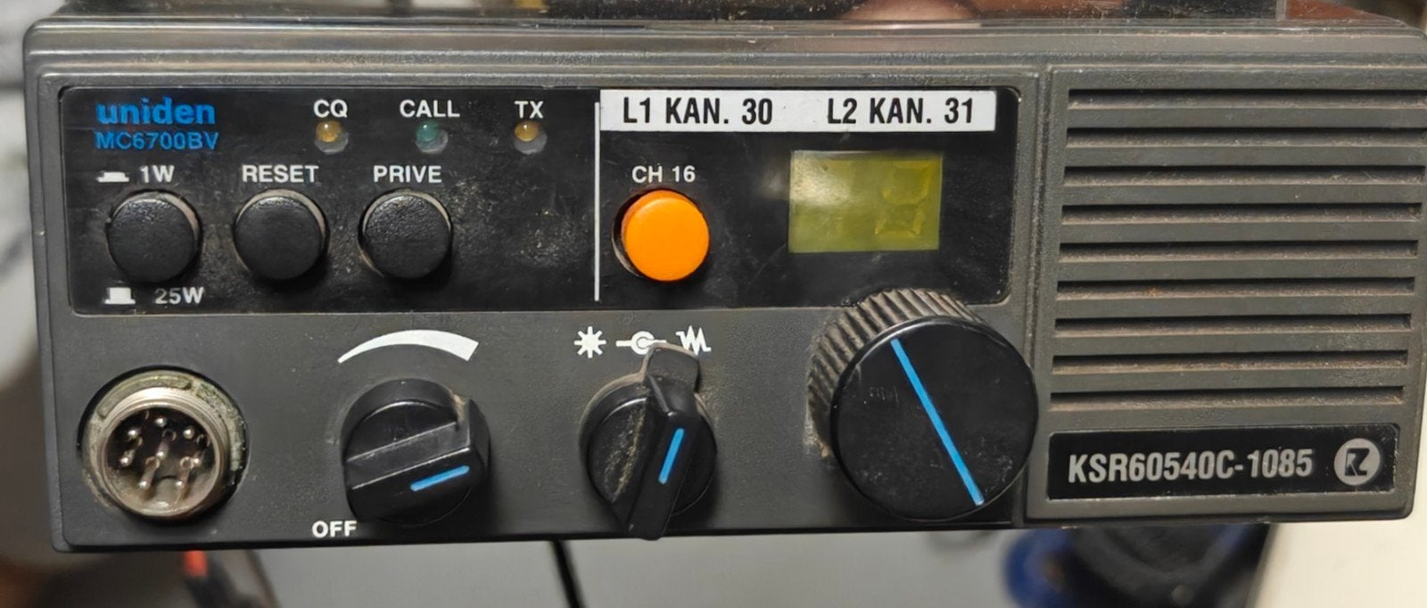 Uniden MC6700BV Marifoon KSR60540C-1085- Gebruikt, Ophalen of Verzenden, Gebruikt