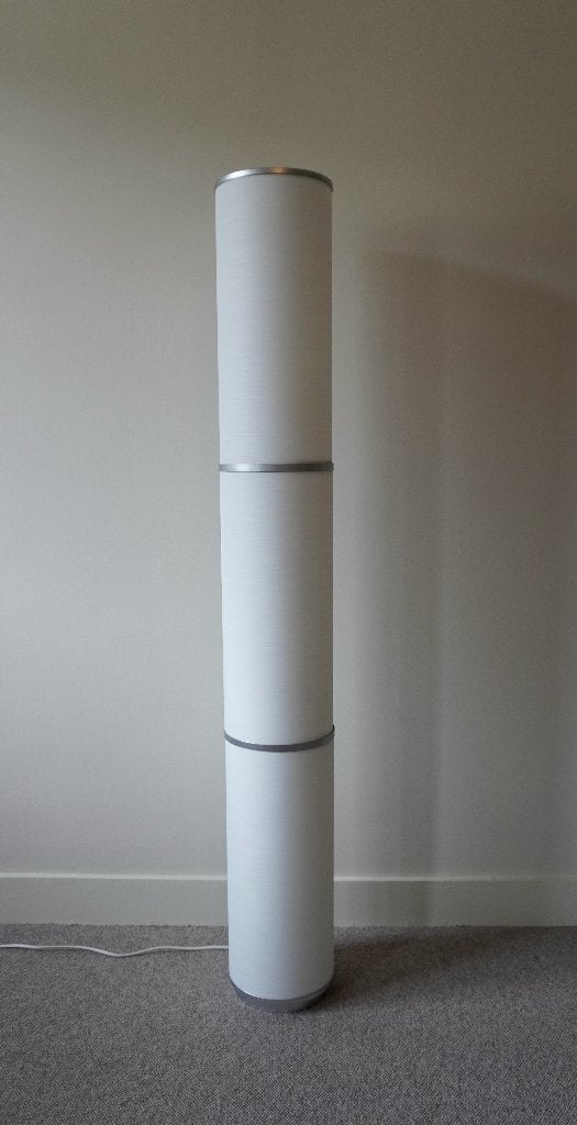 Alsnieuw met lampen wit lamp IKEA Vidja vloerlamp wit, Ophalen, Zo goed als nieuw, 100 tot 150 cm