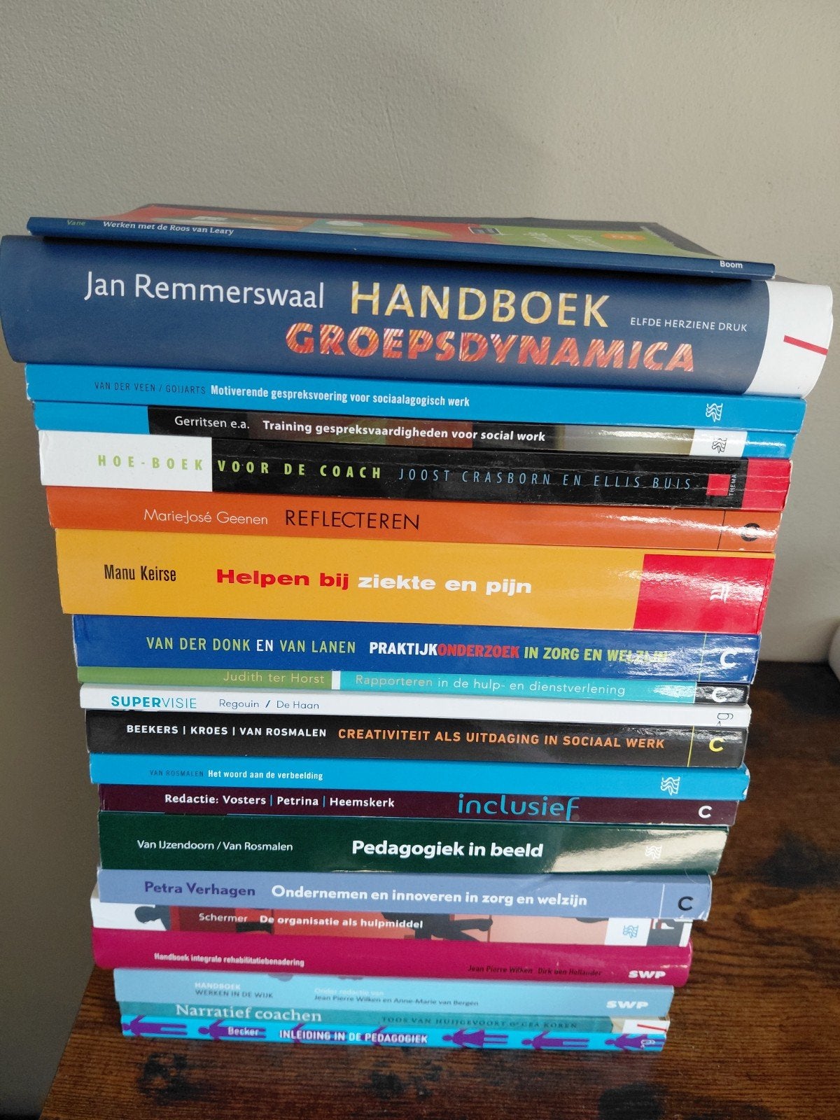 Studieboeken o.a. Social Work & Management in de Zorg (HBO), Boeken, Ophalen of Verzenden, Zo goed als nieuw, HBO