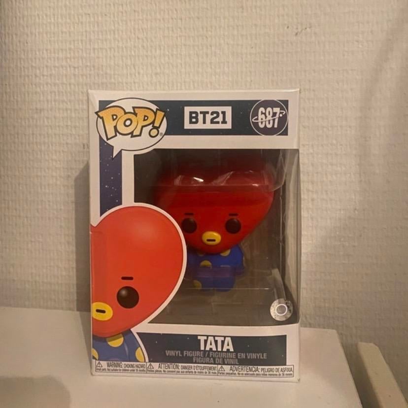 BT21 Funko Pops: RJ, TATA, COOKY en KOYA, Ophalen of Verzenden, Zo goed als nieuw