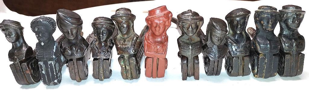 Brocante Luikesloten ijzer boerderij 18-19e eeuws hoeden, Ophalen of Verzenden