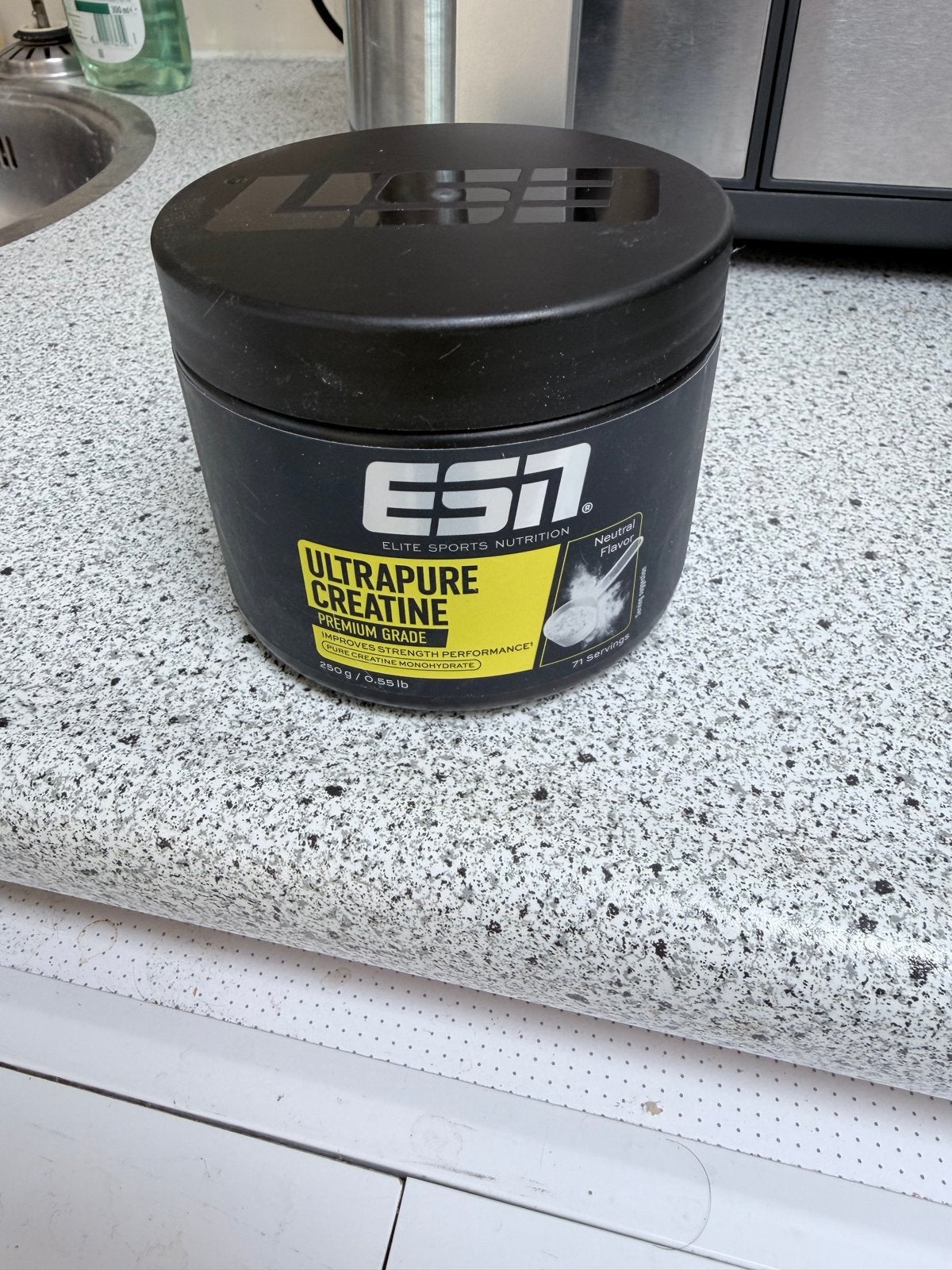 ESN Ultrapure Creatine Monohydraat - 250g, Sport en Fitness, Ophalen of Verzenden, Zo goed als nieuw, Poeder of Drank