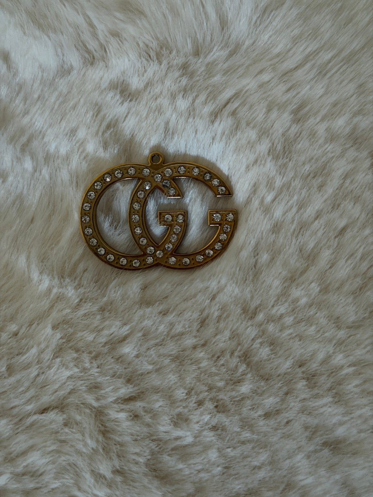 Gucci GG Hanger met Strass Steentjes, Overige materialen, Gebruikt, Overige voorstellingen, Ophalen of Verzenden