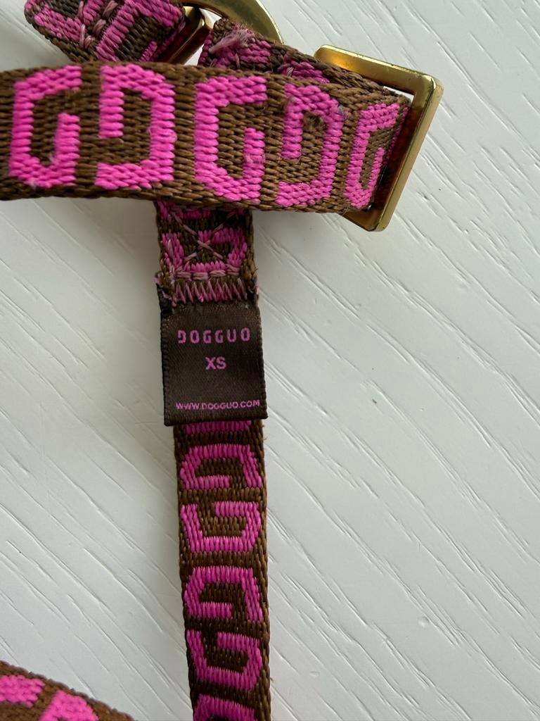 Dogguo tuigje maat xs roze/bruin, Dieren en Toebehoren, Honden-accessoires, Ophalen of Verzenden, Gebruikt