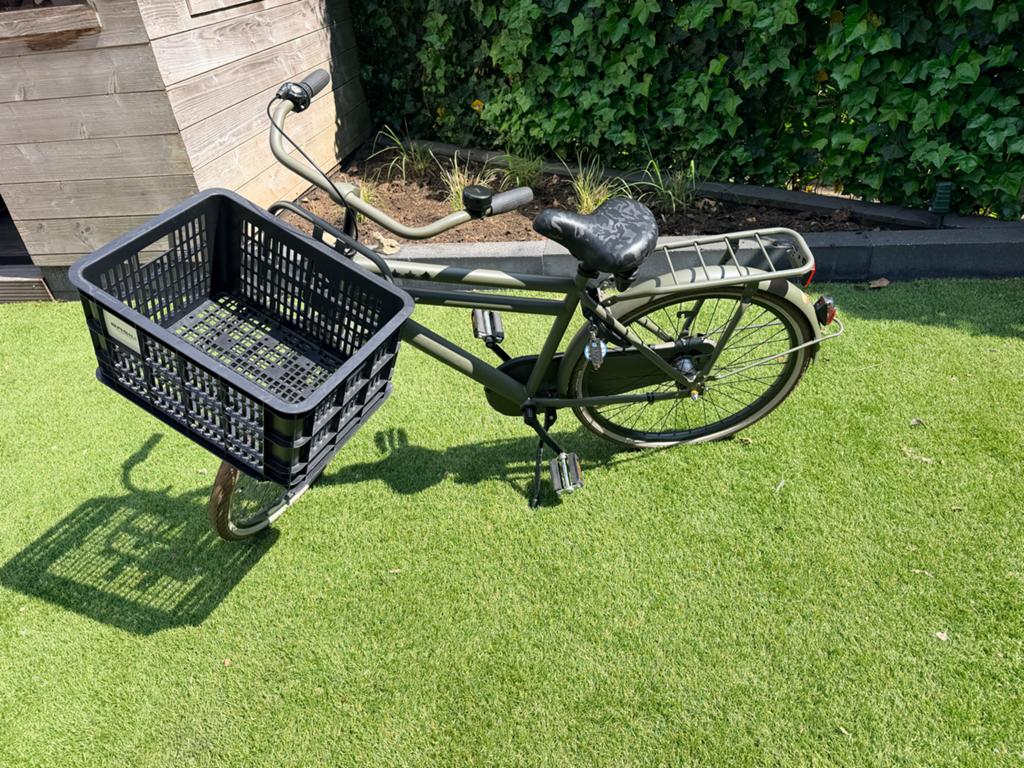 Cortina U4 jongens transportfiets. 3 versnelling zgan, Ophalen, Terugtraprem, 24 inch, Versnellingen