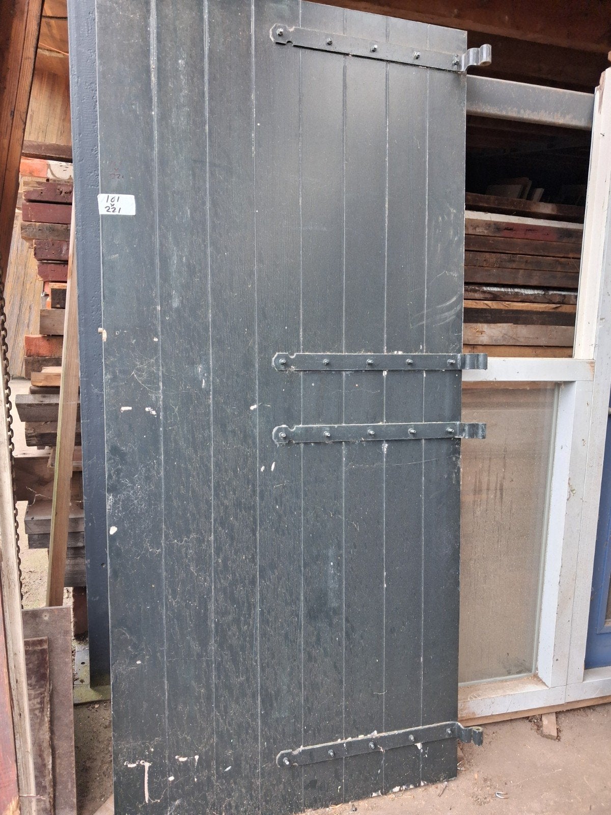 40 mm multiplex plaatdeur 101x201cm bxh, Ophalen of Verzenden, Buitendeur, 200 tot 215 cm