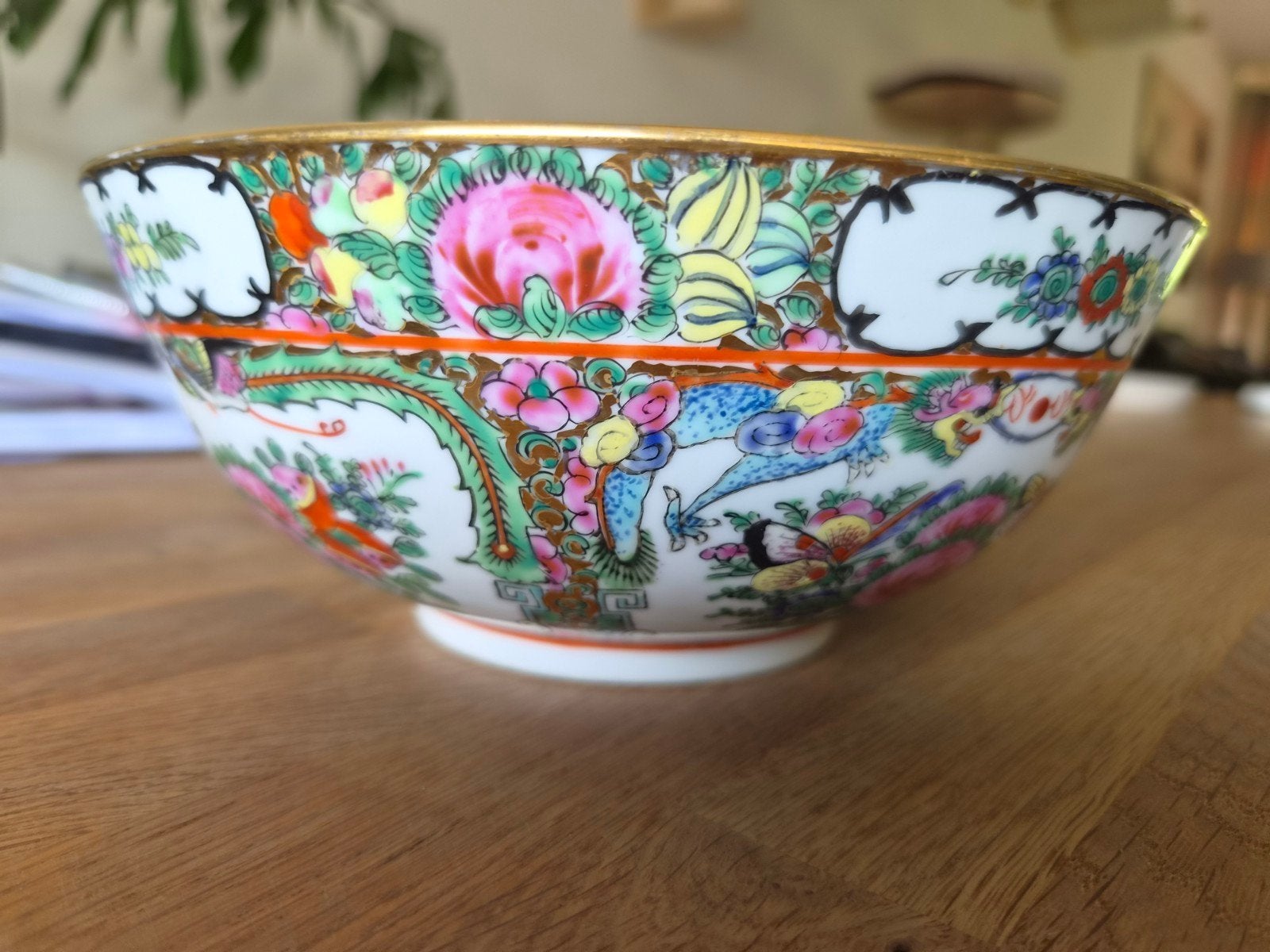 Antieke Chinese Famille Rose Kom, Ophalen of Verzenden
