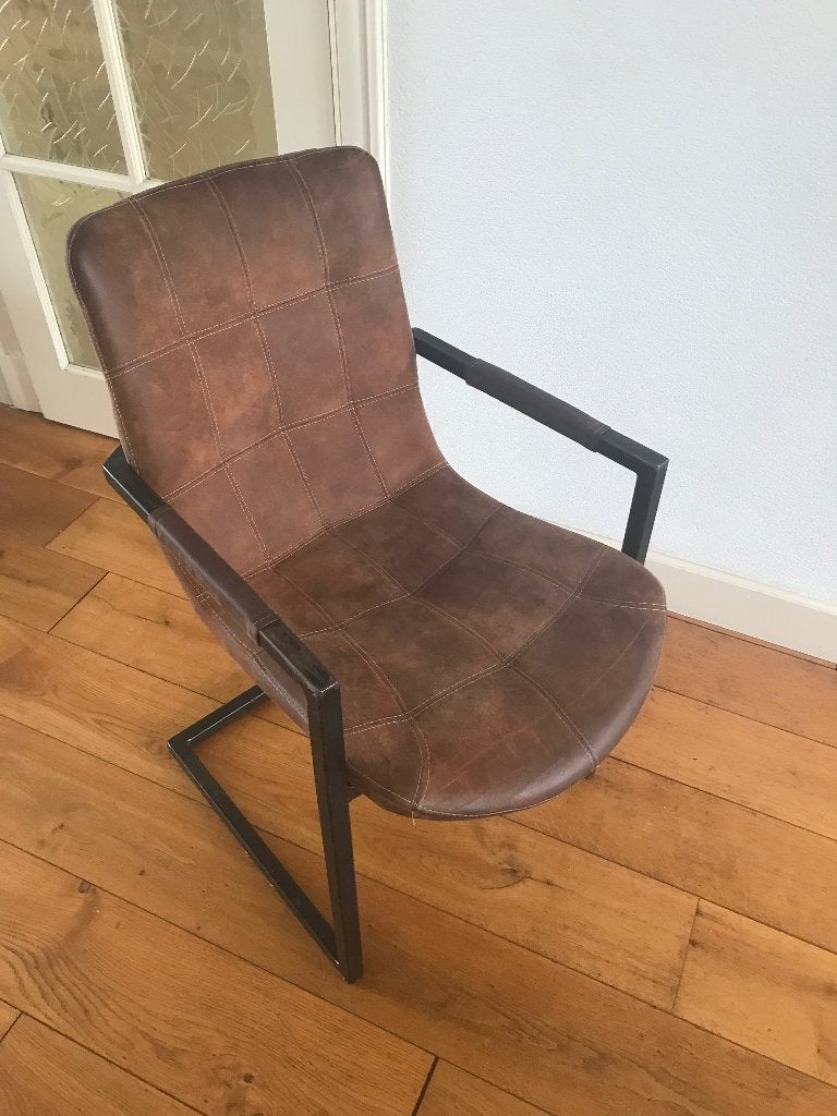 Eetkamer stoelen, Ophalen, Gebruikt, Bruin, Vier