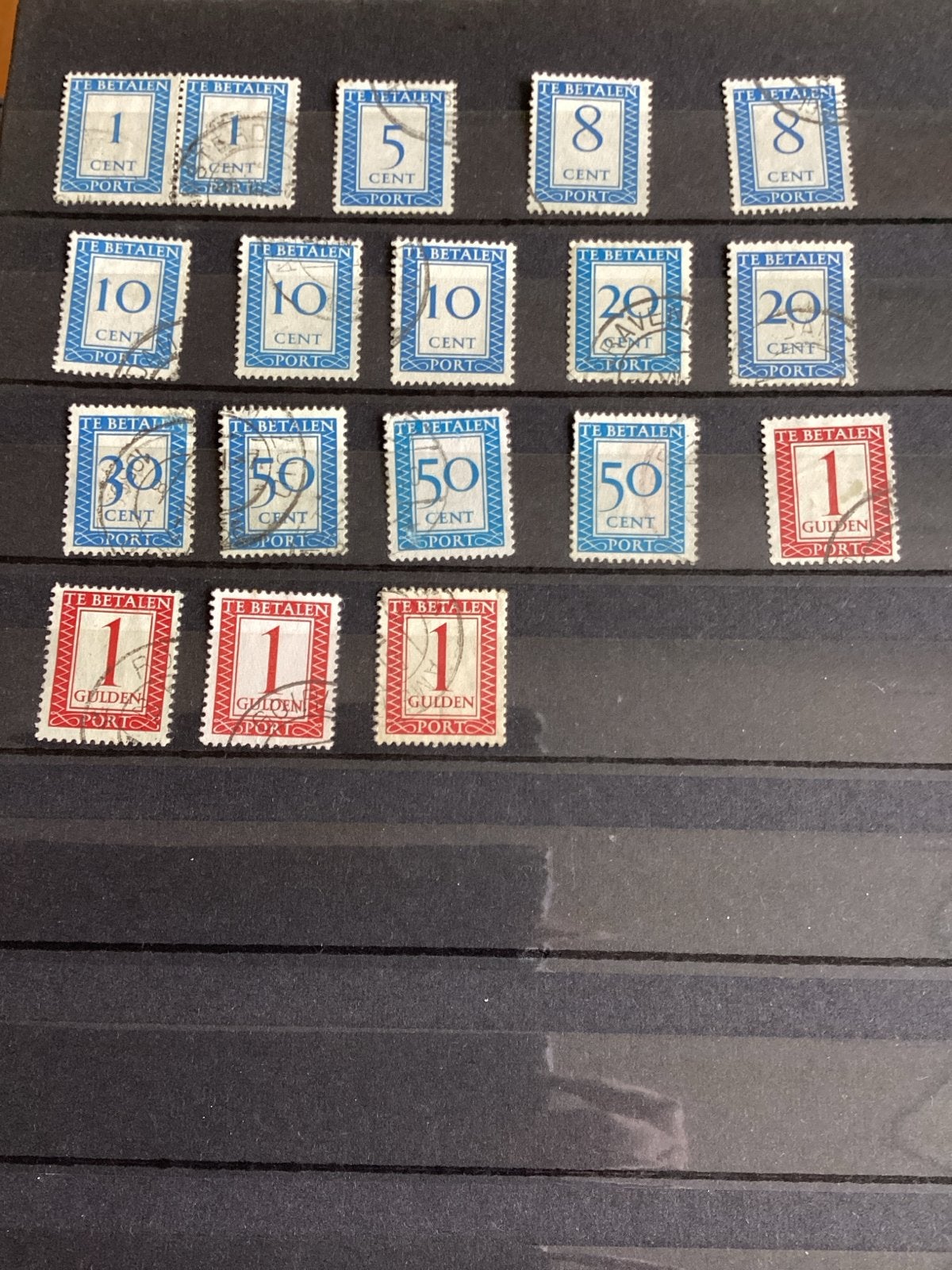 Nederlandse portzegels - Diverse waarden, Ophalen of Verzenden, T/m 1940, Gestempeld