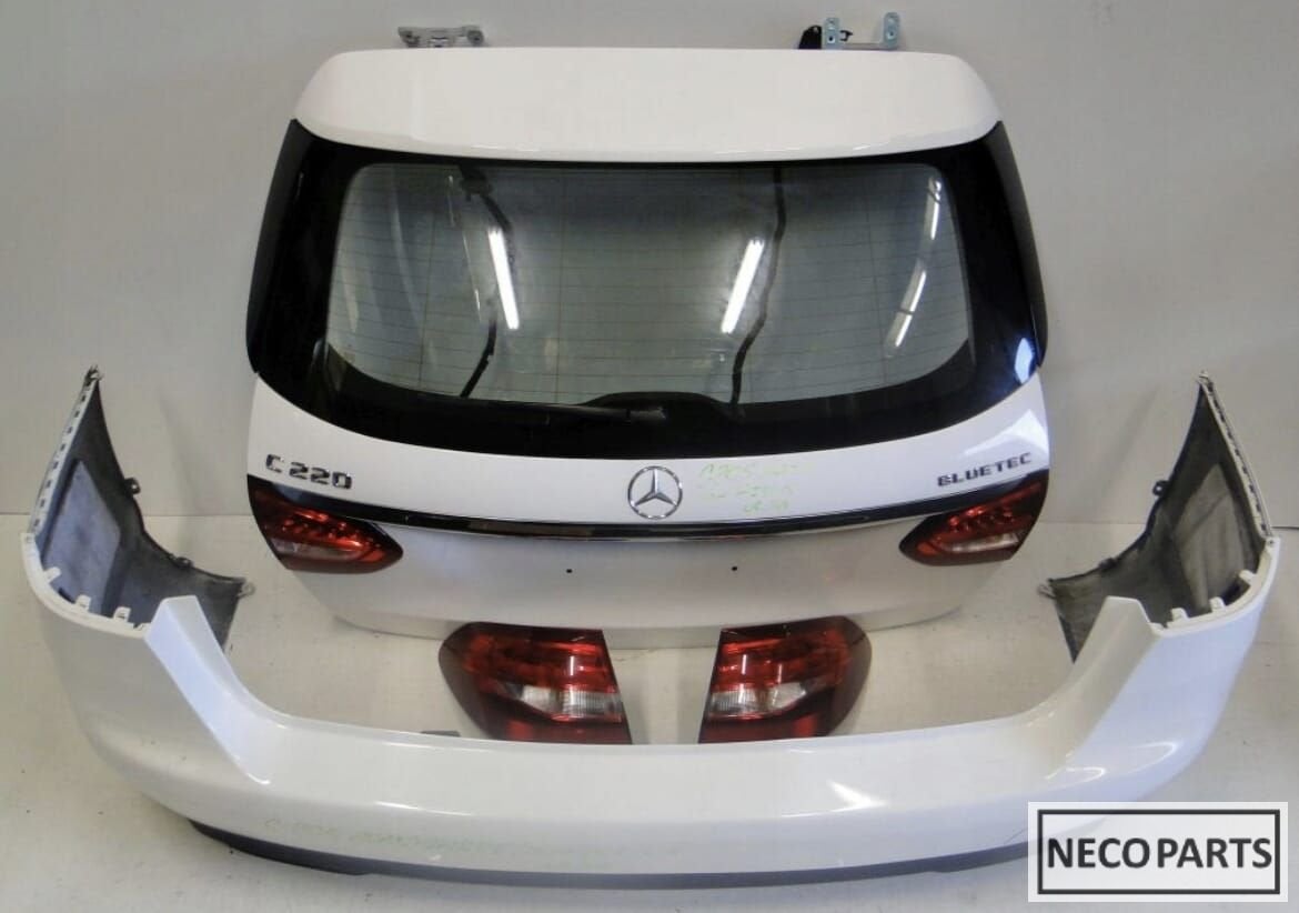 MERCEDES C KLASSE W205 STATION ACHTERKLEP BUMPER ACHTERLICHT, Gebruikt, -, Ophalen of Verzenden, -