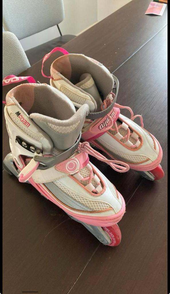 Nijdam inline skates 34-37, Kinderen, Ophalen of Verzenden, Verstelbaar, Gebruikt