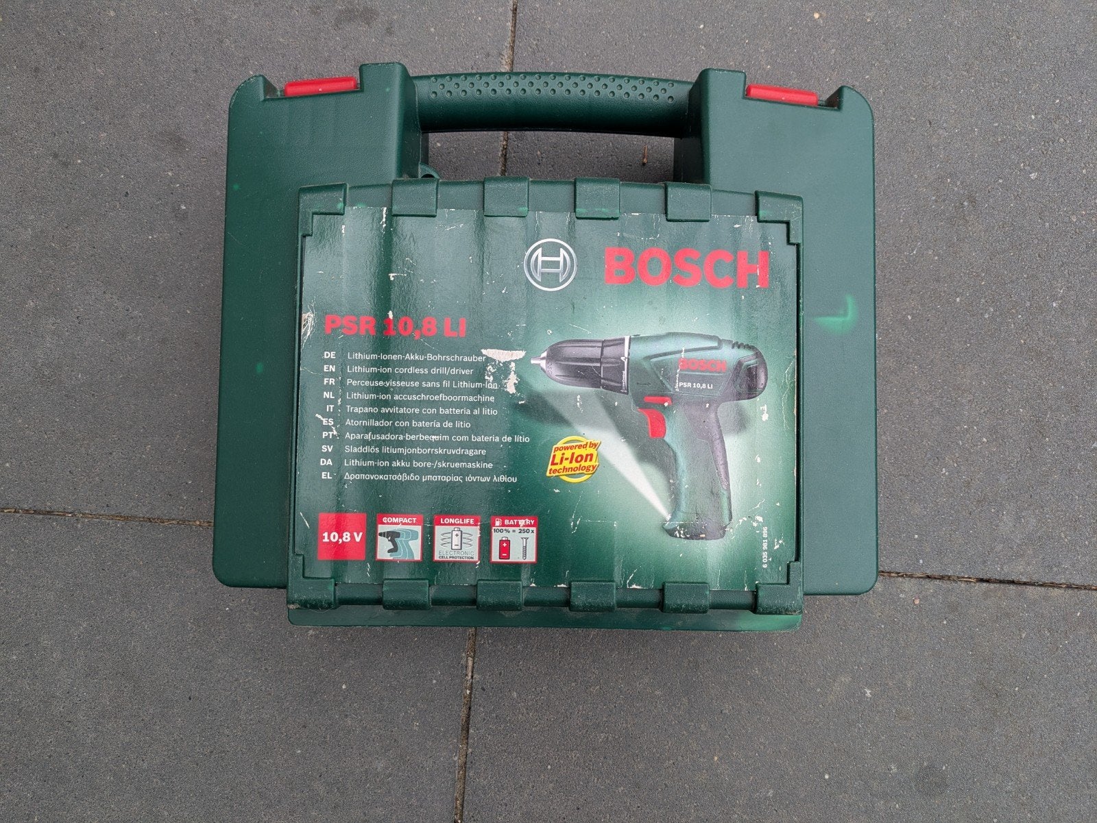Bosch PSR 10,8 LI Boormachine - Voor onderdelen, Ophalen of Verzenden, Gebruikt, Minder dan 400 watt, Boor- en Schroefmachine