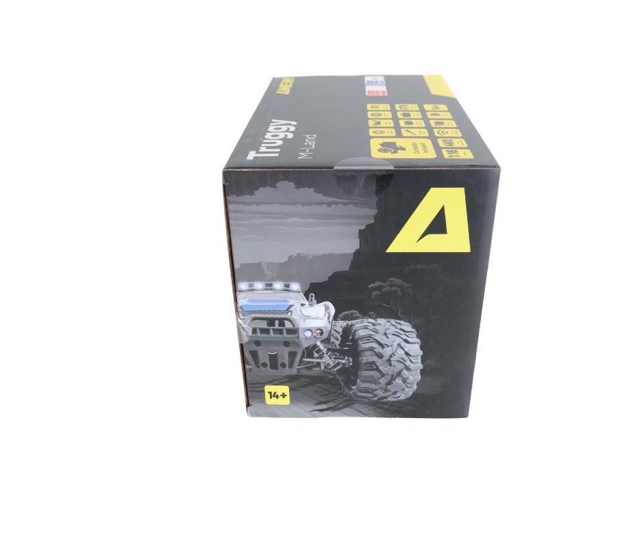 Amewi M-Land Truggy 48km/h 4WD 1/16 RTR blue 22756, Ophalen of Verzenden, Nieuw, Overige schalen, Auto offroad