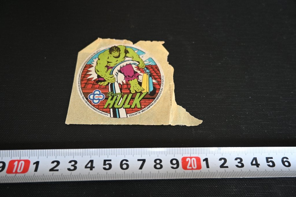 sticker Campina ijsfabrieken  HULK strip, Ophalen, Zo goed als nieuw
